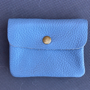 BECKY  Small Italian leather button purse