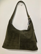 Load image into Gallery viewer, YASMIN Italian leather/suede slouch bag
