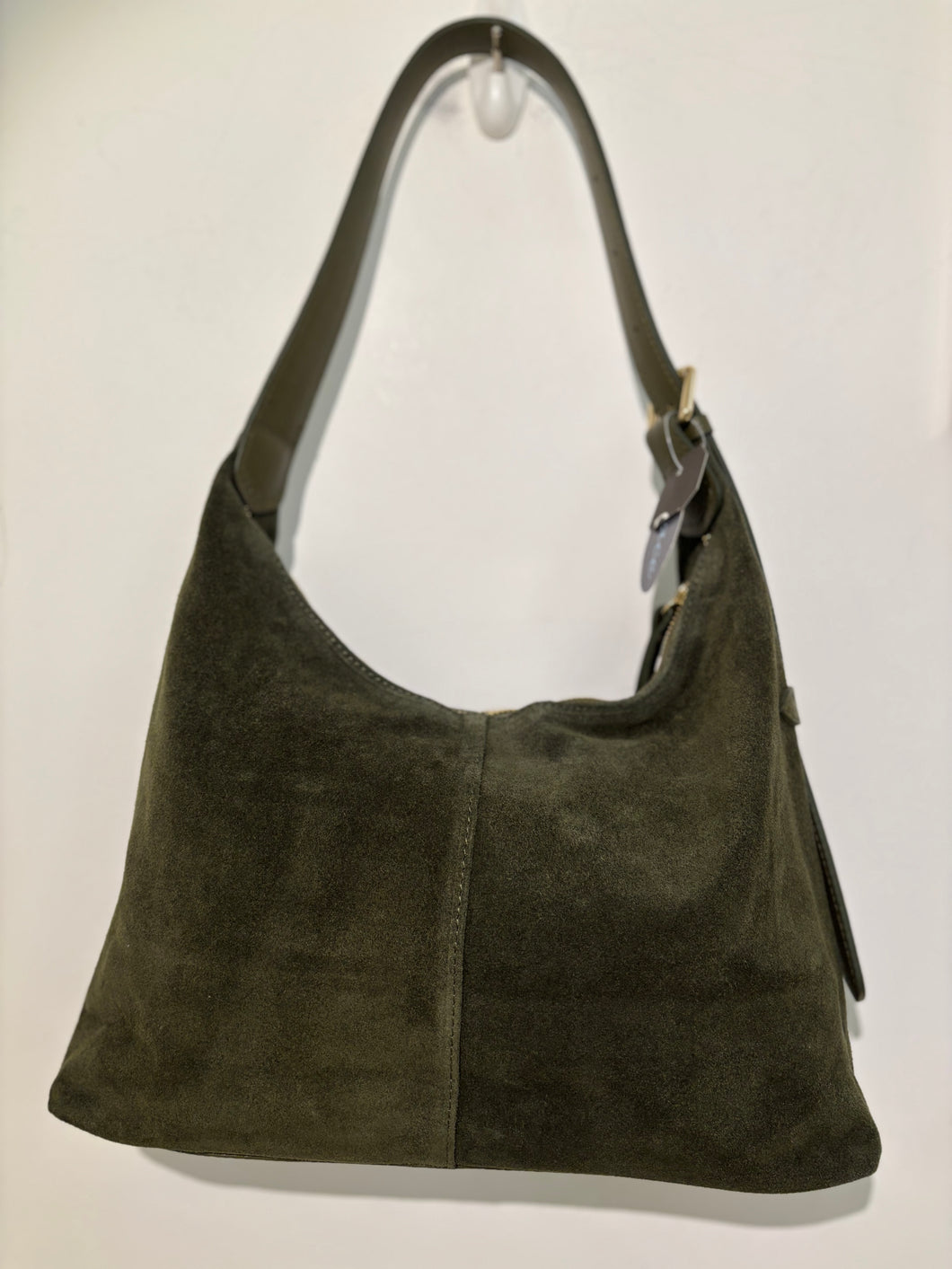 YASMIN Italian leather/suede slouch bag