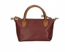 Load image into Gallery viewer, ROSIE Italian leather two-tone grab bag
