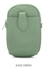 Load image into Gallery viewer, GEORGIA   Italian leather phone/cross body bag
