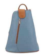 Load image into Gallery viewer, MANDY Italian leather two/tone backpack
