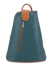 Load image into Gallery viewer, MANDY Italian leather two/tone backpack
