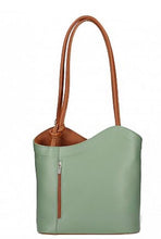 Load image into Gallery viewer, HARRIET   Italian leather convertible backpack

