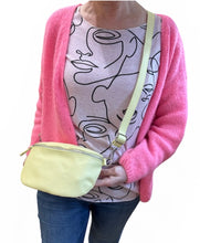 Load image into Gallery viewer, JADE   Italian leather sling/waist bag with detachable strap
