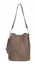 Load image into Gallery viewer, MELISSA Suede leather bucket bag

