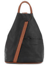 Load image into Gallery viewer, PAMELA     Italian soft leather medium sized backpack
