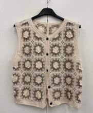 Load image into Gallery viewer, Crochet waistcoat
