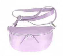 Load image into Gallery viewer, JADE   Italian leather sling/waist bag with detachable strap
