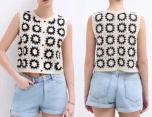 Load image into Gallery viewer, Crochet waistcoat

