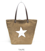 Load image into Gallery viewer, ISABELLA  Genuine suede bag with silver star
