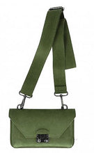 Load image into Gallery viewer, PHOEBE Leather/suede wide strap shoulder bag
