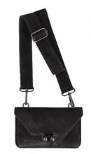 Load image into Gallery viewer, PHOEBE Leather/suede wide strap shoulder bag

