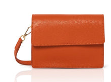 Load image into Gallery viewer, ADELINE   Italian leather clutch/cross body bag
