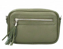 Load image into Gallery viewer, TAMMY Italian leather large cross body bag
