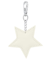 Load image into Gallery viewer, Leather Star keyring/bag charm
