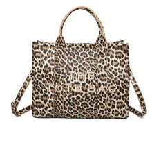 Load image into Gallery viewer, Animal print tote bag
