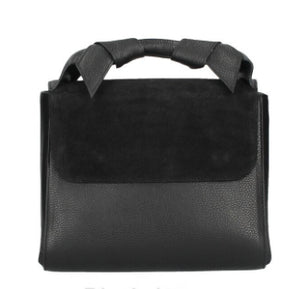 ROSIE   Italian leather grab bag with shoulder strap