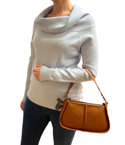 Long sleeve cowl neck jumper