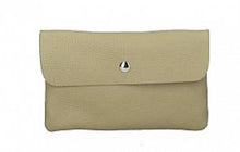 Load image into Gallery viewer, TESSA  Italian leather clutch bag with shoulder strap
