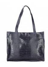 Load image into Gallery viewer, MARTHA  Italian leather large tote bag
