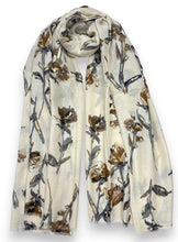 Load image into Gallery viewer, Jasmine flower print scarf
