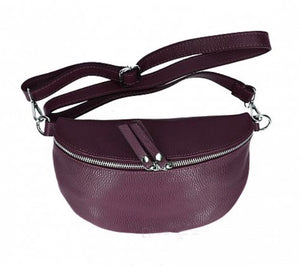 JADE   Italian leather sling/waist bag with detachable strap