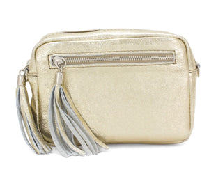 CHRISTINA  Italian leather small cross body bag