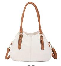 Load image into Gallery viewer, Triple compartment shoulder bag
