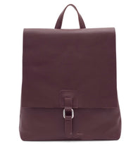 Load image into Gallery viewer, CHARLIE   Italian leather square buckle backpack
