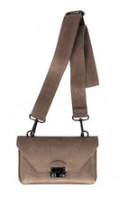 Load image into Gallery viewer, PHOEBE Leather/suede wide strap shoulder bag
