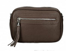 Load image into Gallery viewer, TAMMY Italian leather large cross body bag
