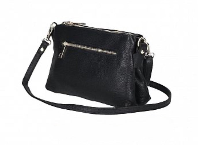 GILLIAN   Italian leather clutch/cross body bag