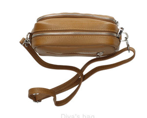 BETSY Italian leather cross body bag