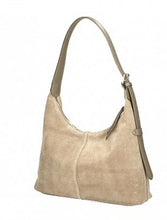 Load image into Gallery viewer, YASMIN Italian leather/suede slouch bag
