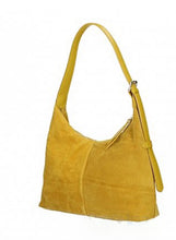 Load image into Gallery viewer, YASMIN Italian leather/suede slouch bag
