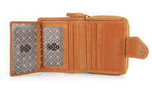 Load image into Gallery viewer, SELENA Italian leather trifold purse
