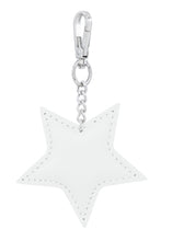 Load image into Gallery viewer, Leather Star keyring/bag charm
