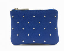 Load image into Gallery viewer, Leather studded coin purse
