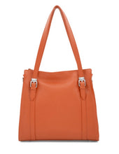 Load image into Gallery viewer, KEIRA Twin buckle Italian leather shoulder bag
