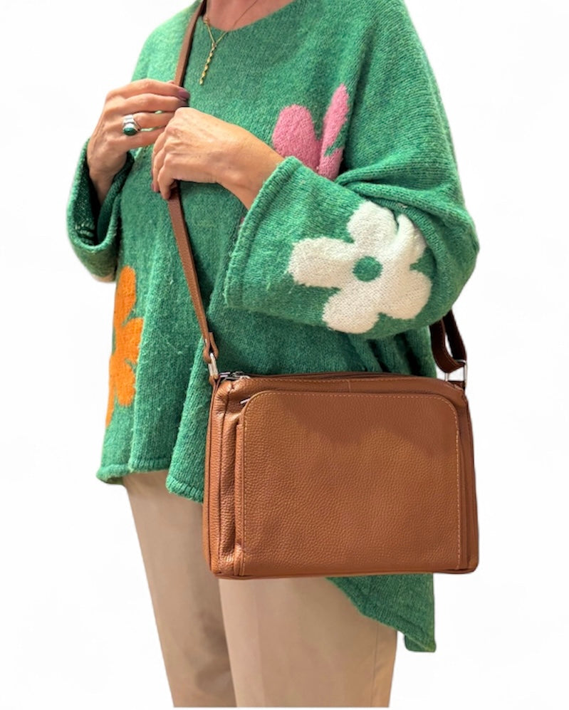 ALICE Italian leather shoulder bag