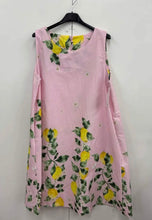 Load image into Gallery viewer, ‘Lemons’ dress -100% cotton
