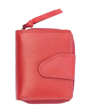 Load image into Gallery viewer, SELENA Italian leather trifold purse
