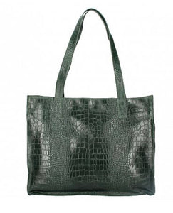 MARTHA  Italian leather large tote bag