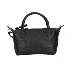 ROSIE Italian leather two-tone grab bag