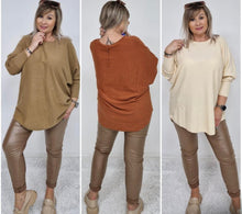 Load image into Gallery viewer, Soft Cashmere Feel ‘button back’ jumper
