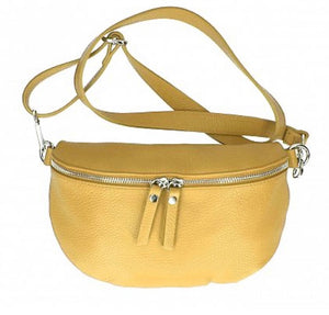 JADE   Italian leather sling/waist bag with detachable strap