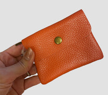 Load image into Gallery viewer, BECKY  Small Italian leather button purse
