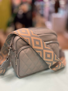 BETSY Italian leather cross body bag