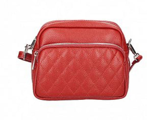 BETSY Italian leather cross body bag